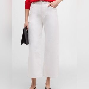 AGOLDE White Harper Crop Jean